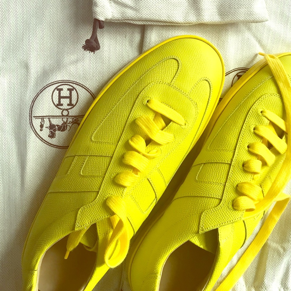 New Hermes  sneakers Olympics Epson lime size 43